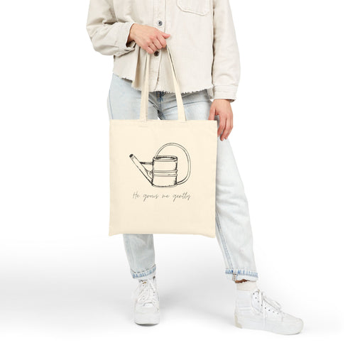 He grows me gently Tote Bag